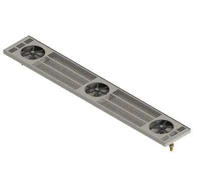45-Inch Triple-Rinse Drip Tray – Brushed Stainless Steel With Drain 1