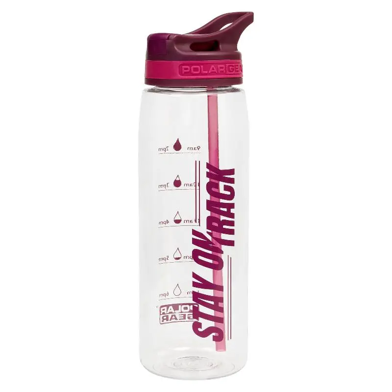 750Ml Ergonomic Tritan Water Bottle – Polar Gear Aqua Curve In Berry 1