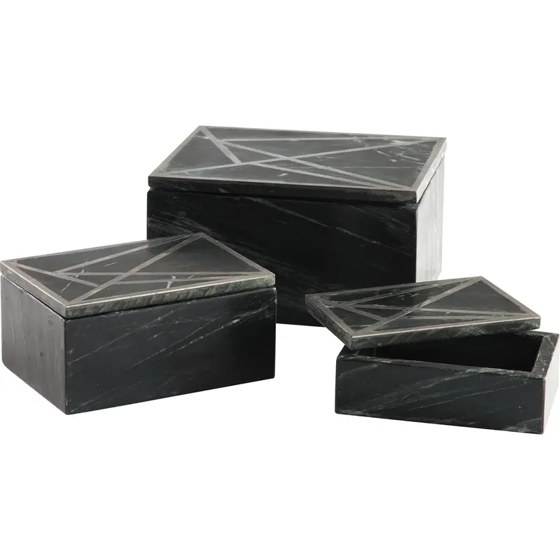 Ackley Storage Boxes – Set Of Three Organizers 1
