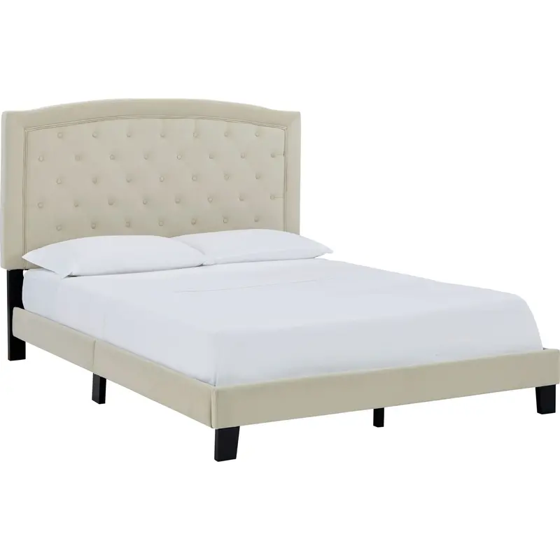 Adelloni Upholstered King-Sized Bed Frame 1