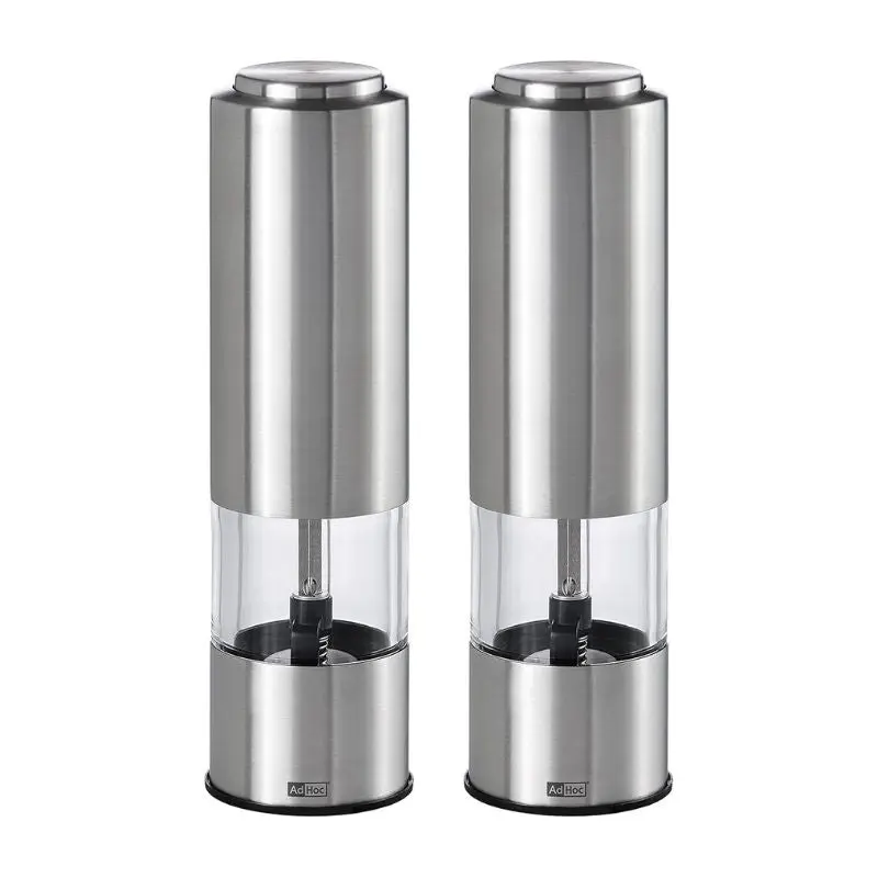 Adhoc Pepmatik Electric Salt And Pepper Grinder Set – Dual-Motor Mill 1