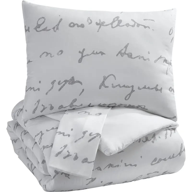 Adrianna Queen Comforter Set – Soft Textured Bed Linens 1