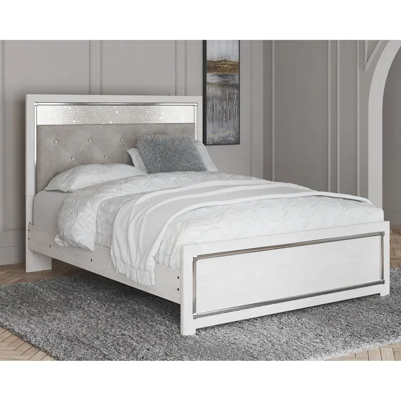 Altyra Modern Panel Bed – Minimalist Platform Design 2