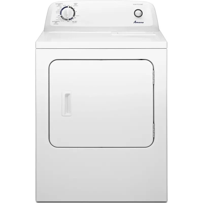 Amana 6.5 Cu. Ft. White Top-Load Gas Dryer Featuring Auto Dryness Sensing (Ngd4655Ew) 1