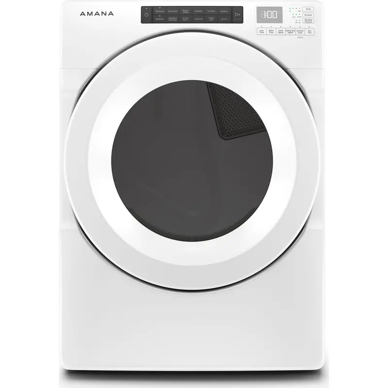 Amana 7.4 Cu. Ft. Gas Dryer – White, Energy Star Certified, 12 Cycles & 4 Temperature Options (Ngd5800Hw) 1