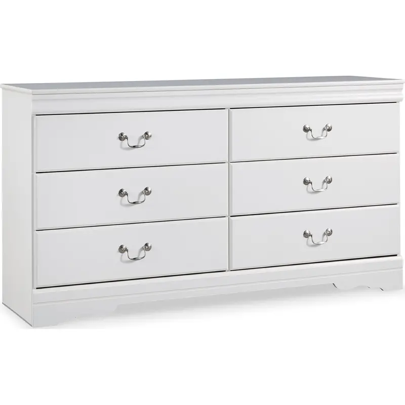Anarasia 6-Drawer Wooden Dresser 1