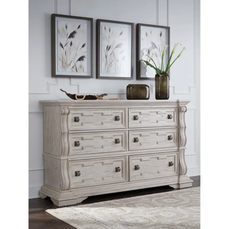 Andonhall Solid Wood 6-Drawer Dresser 1
