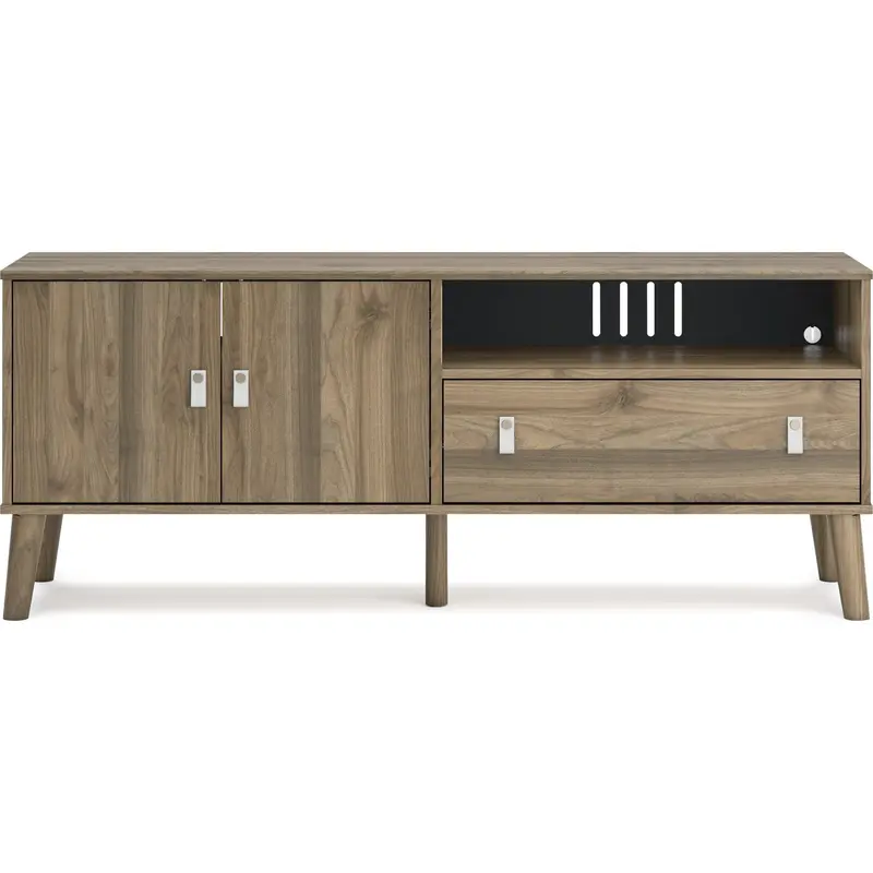 Aprilyn Media Console Tv Stand – Open Shelving & Cable Management 1