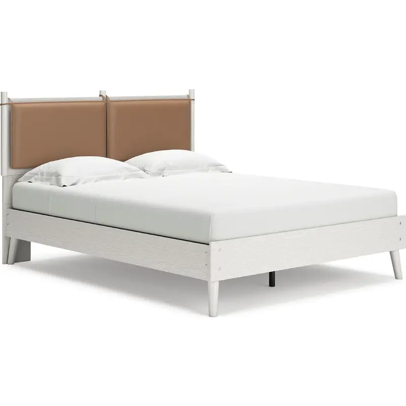 Aprilyn Traditional Queen Panel Bed – Ornate Headboard Design 1