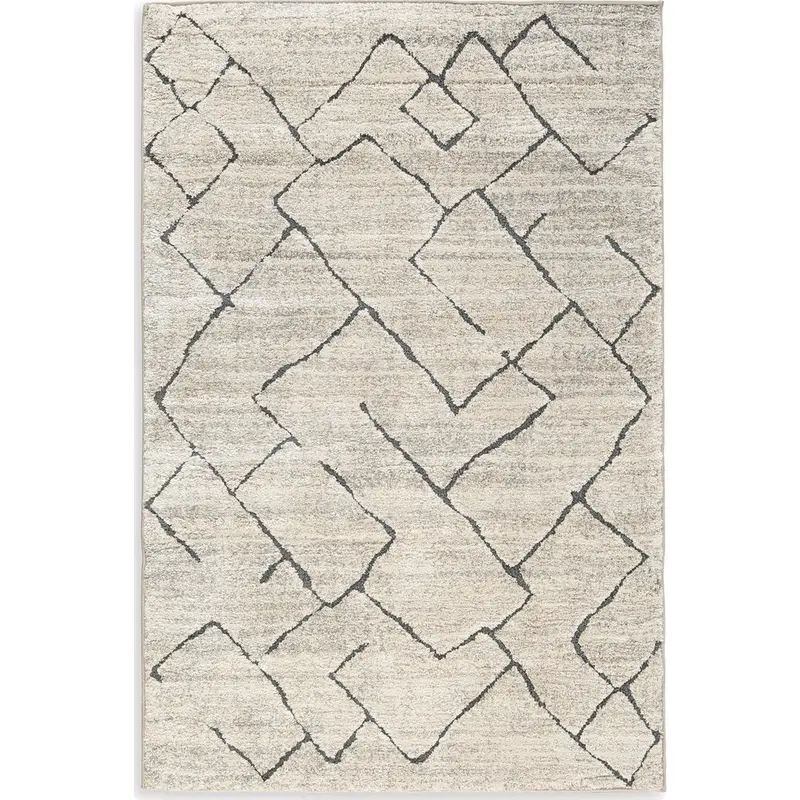 Ashbertly Geometric Area Rug – Soft Indoor Floor Decor 1