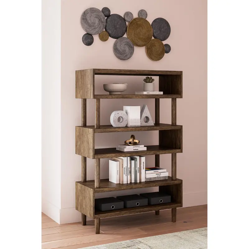 Austanny Open Bookcase – Modern Shelving Unit 2