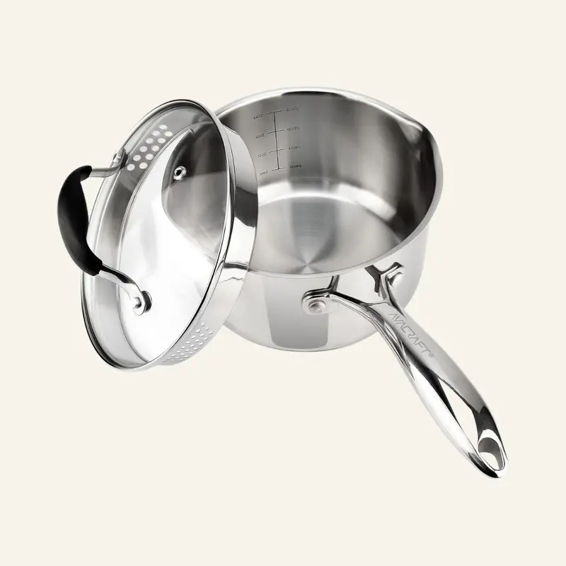 Avacraft 5-Ply Stainless Steel Saucepan – Precision-Built Cookware 1