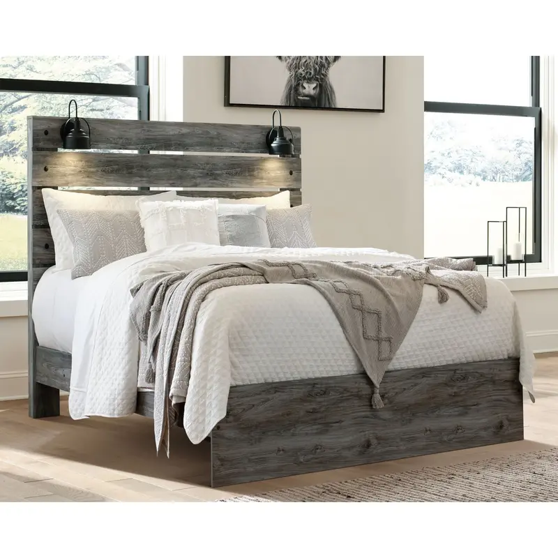 Baystorm Panel-Style Queen Bed With Low Profile Design 2