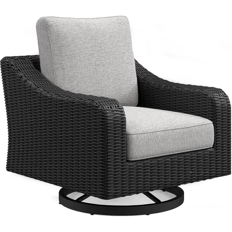 Beachcroft All-Weather Swivel Lounge Chair With Premium Cushioning 1