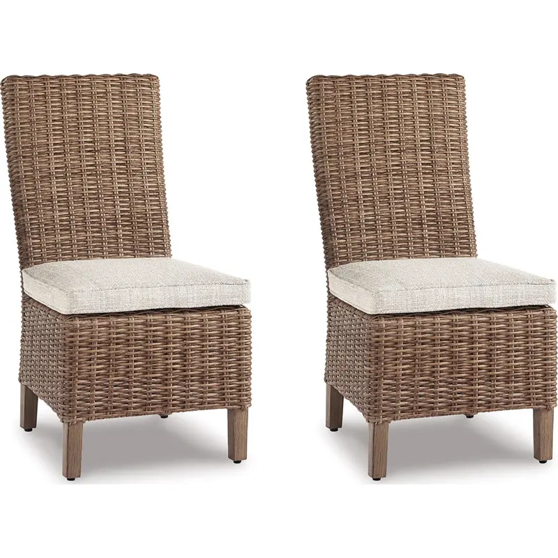 Beachcroft Outdoor Cushioned Armchairs – Two-Piece Set 1