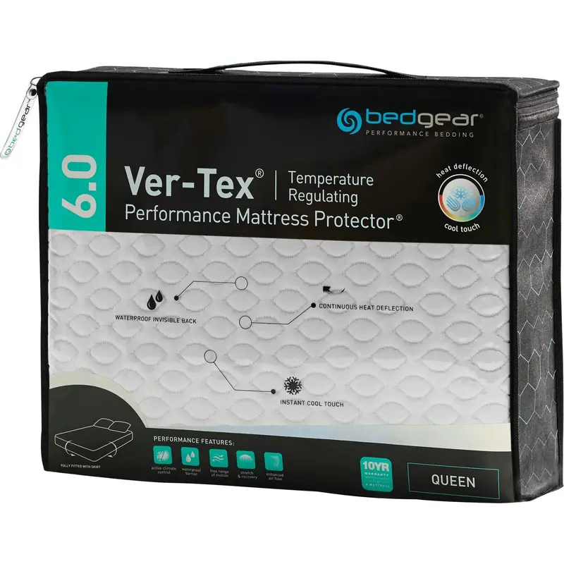 Bedgear Ver-Tex Cooling Mattress Protector – Hypoallergenic & Waterproof 3
