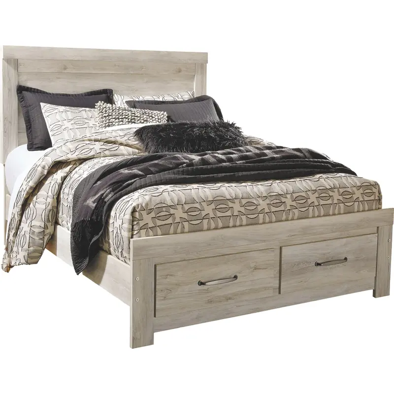 Bellaby Storage Panel Bed With Under-Bed Drawers 1