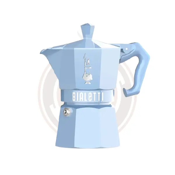 Bialetti Moka Express Espresso Maker – Calming Pastel Blue 1