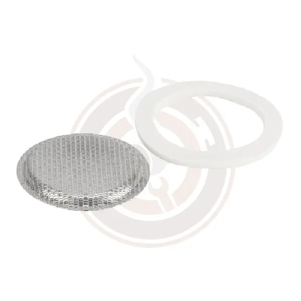 Bialetti Mukka Express 2-Cup Gasket And Filter Plate Kit 1