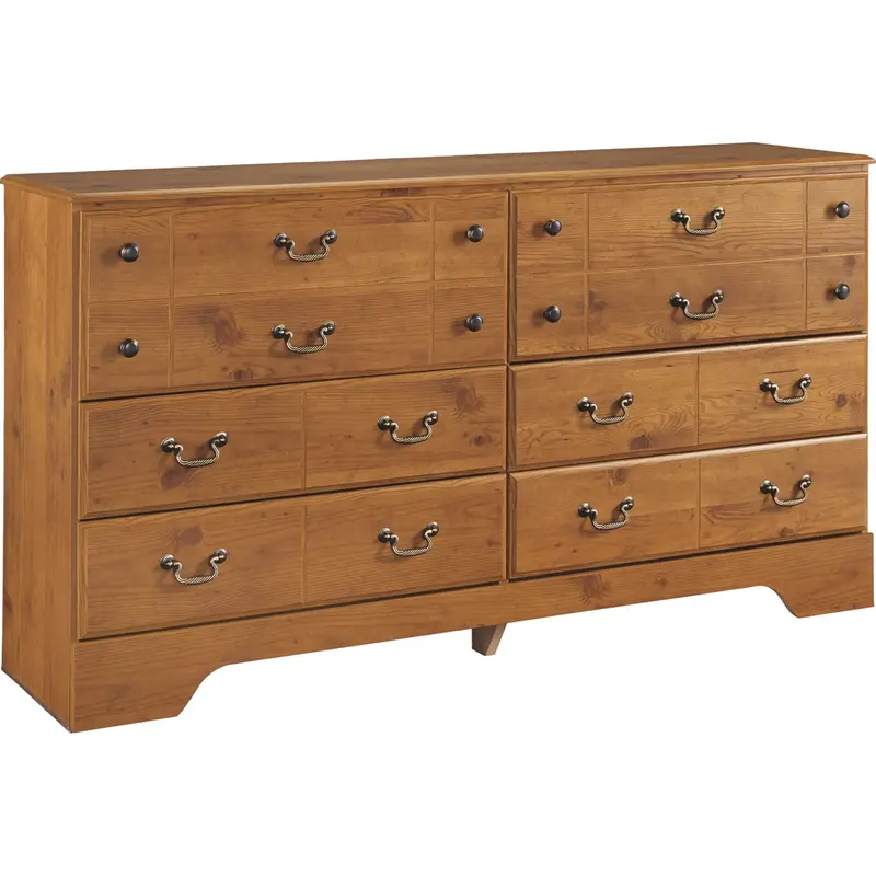 Bittersweet 6-Drawer Dresser With Soft-Close Hardware 1