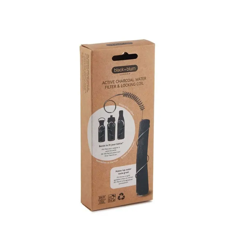 Black & Blum Charcoal Water Filter With Stainless Steel Coil – Reusable 1