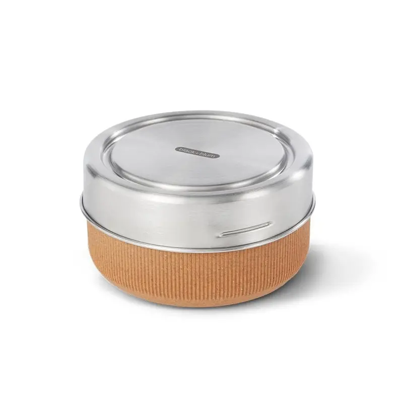 Black & Blum Glass Lunch Bowl – Almond-Colored Airtight Food Container 1