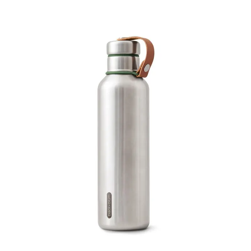 Black & Blum Large Olive Insulated Stainless Steel Water Bottle – 1L 1