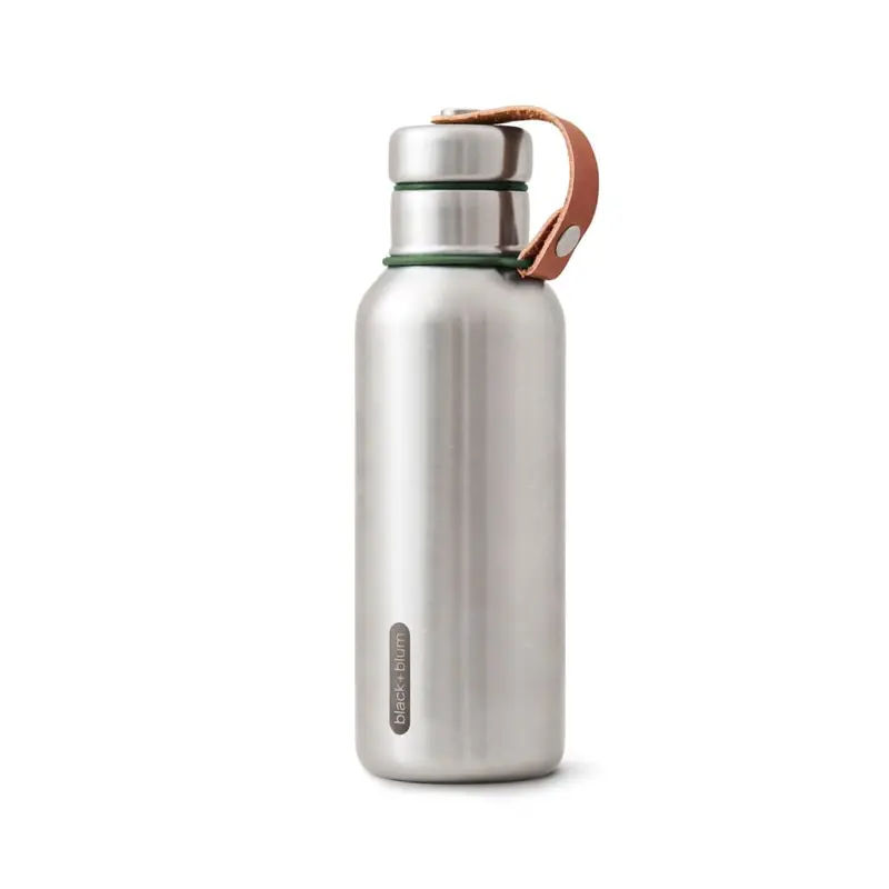 Black & Blum Olive-Tone Vacuum-Insulated Stainless Steel Water Bottle – 500Ml 1