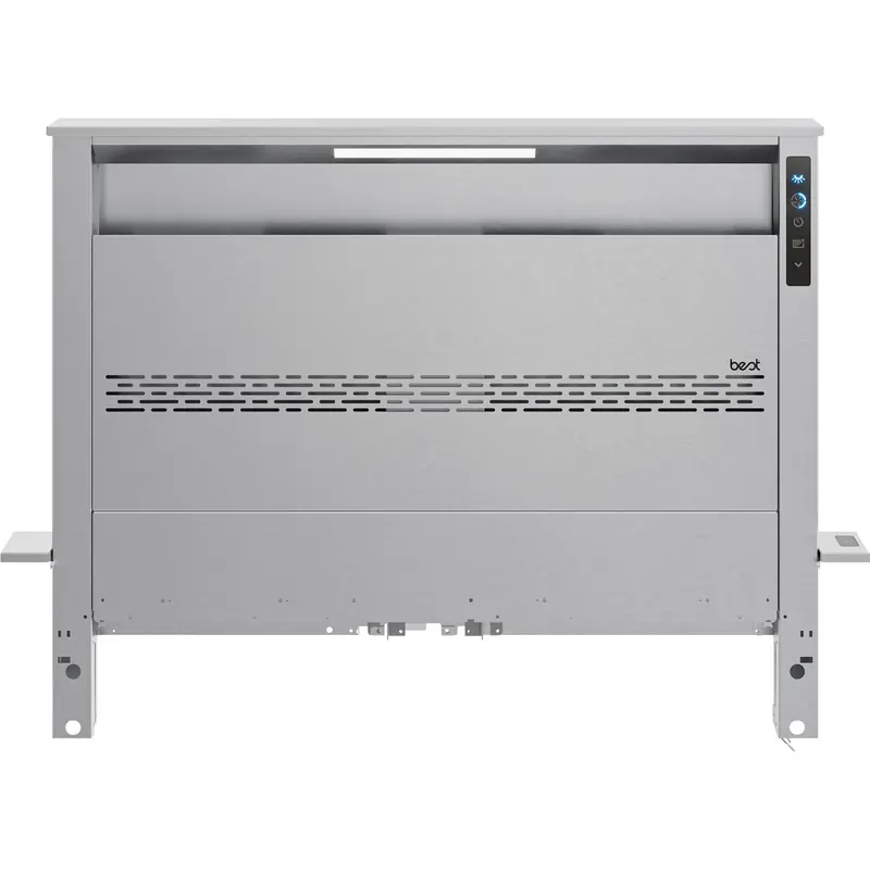 Black Stainless Steel 36-Inch Downdraft Slide-In Cooking Range (D49M36Sb) 2