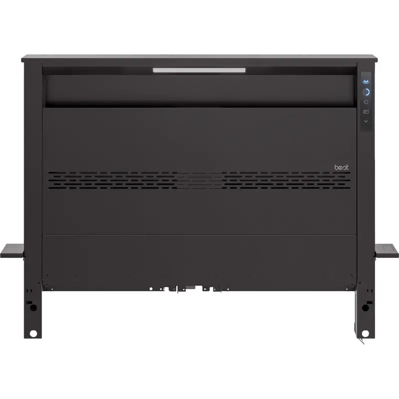 Black Stainless Steel 36-Inch Downdraft Slide-In Range (D49M36Bls) 1