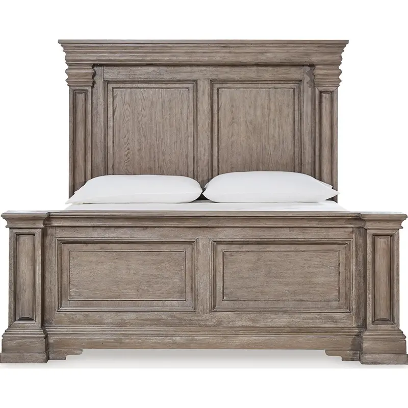 Blairhurst Elegant King Panel Bed Frame 2