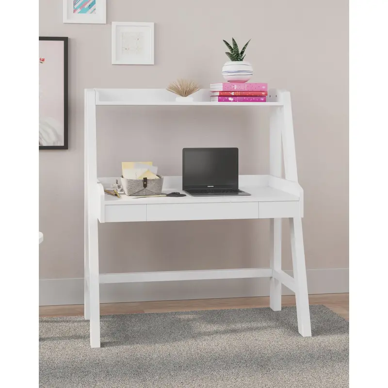 Blariden Executive Desk With Matching Hutch Storage Unit 2