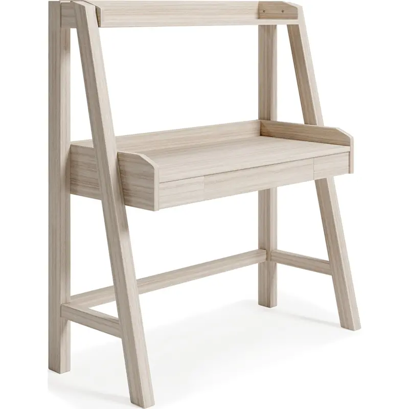 Blariden Executive Desk With Wall-Mounted Hutch 1
