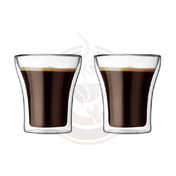 Bodum Assam Double-Wall Glass Tumblers – Set Of 2 (6 Oz Each) 1