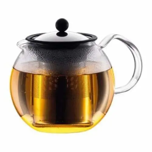 Bodum Assam Medium Tea Press – 1L Borosilicate Glass Infuser With S/S Mesh Filter 1