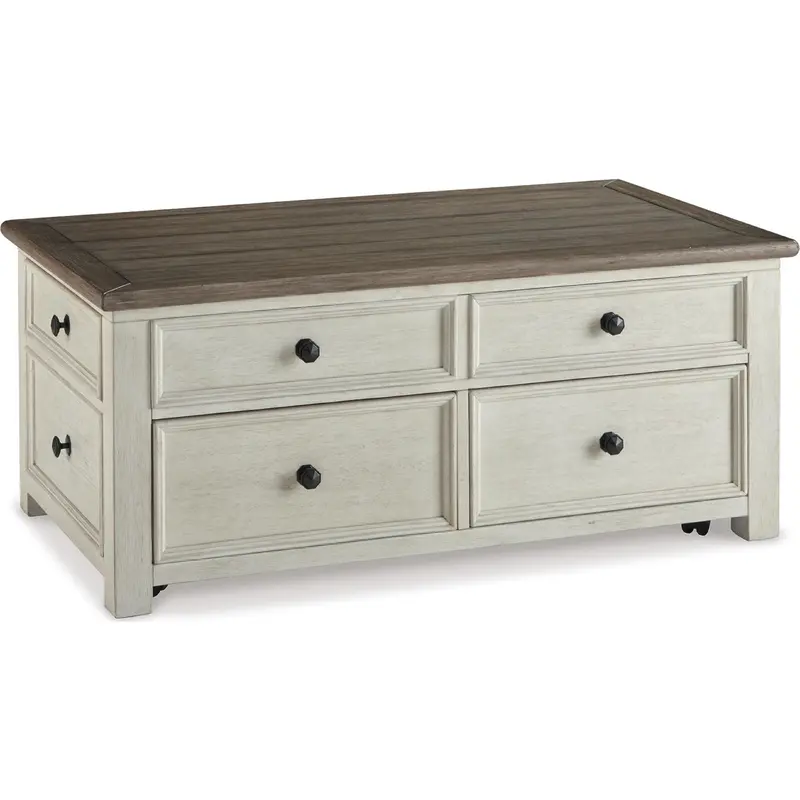 Bolanburg Lift-Top Coffee Table With Hidden Storage Compartment 1