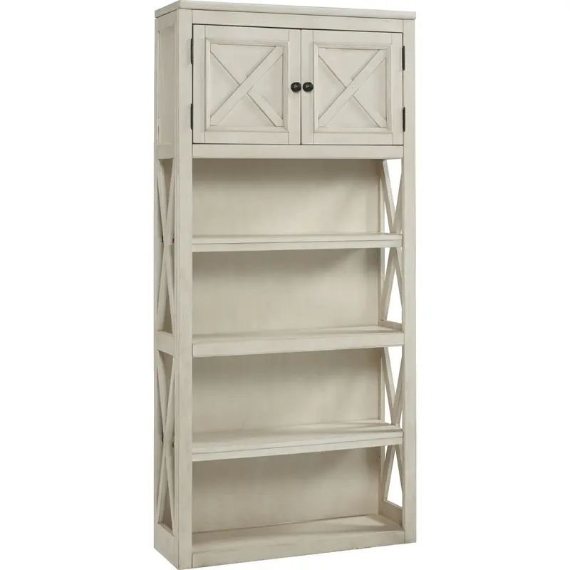 Bolanburg Tall 5-Shelf Wooden Bookcase For Home Office 1