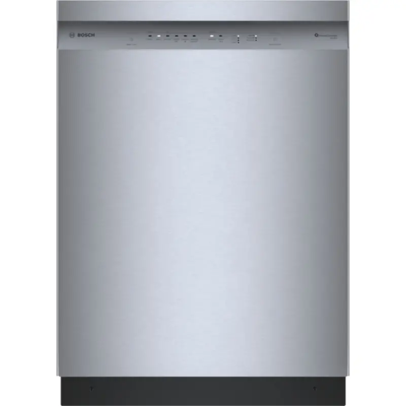Bosch 300 Series 24-Inch Built-In Dishwasher In Brushed Steel With Anti-Fingerprint Protection (She41Cm5N) 1