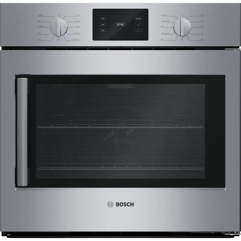 Bosch 500 Series 30-Inch Single Wall Oven With Right-Hinged Door In Stainless Steel (Hbl5455Ruc) 1