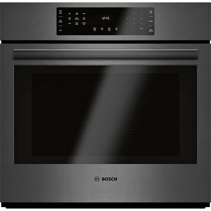 Bosch 800 Series 30-Inch Black Stainless Steel Single Wall Oven (Hbl8443Uc) 1