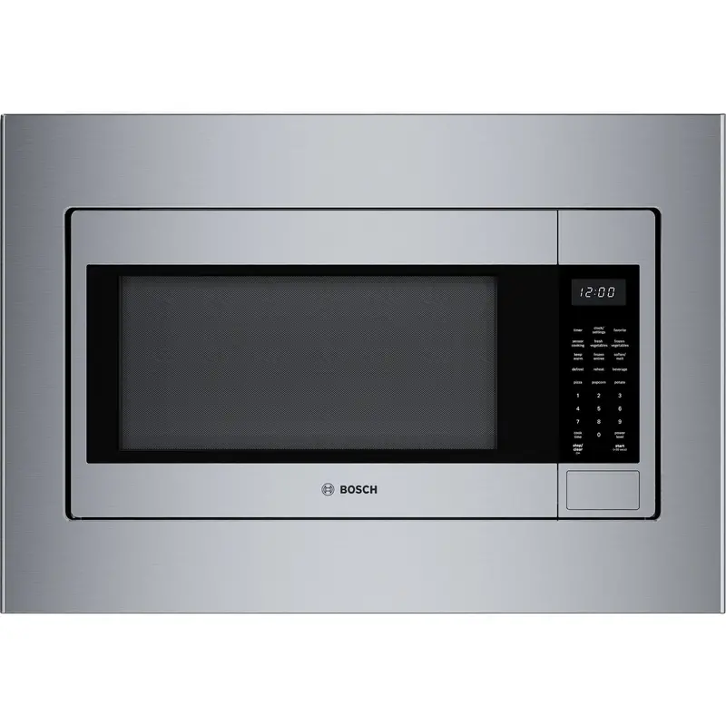 Bosch Hmb30155Uc 24-Inch Built-In Microwave Oven – 300 Series, Left-Hinged Door, Stainless Steel 1