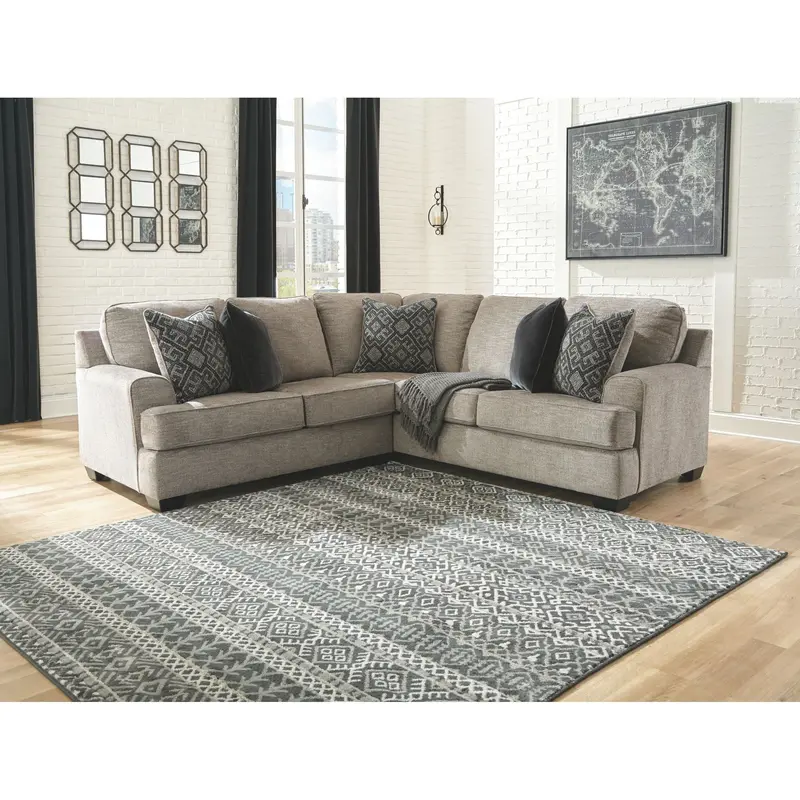 Bovarian Contemporary 2-Piece Sectional Sofa 2