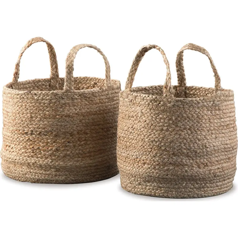 Brayton Woven Seagrass Basket Set (2-Pack) 1