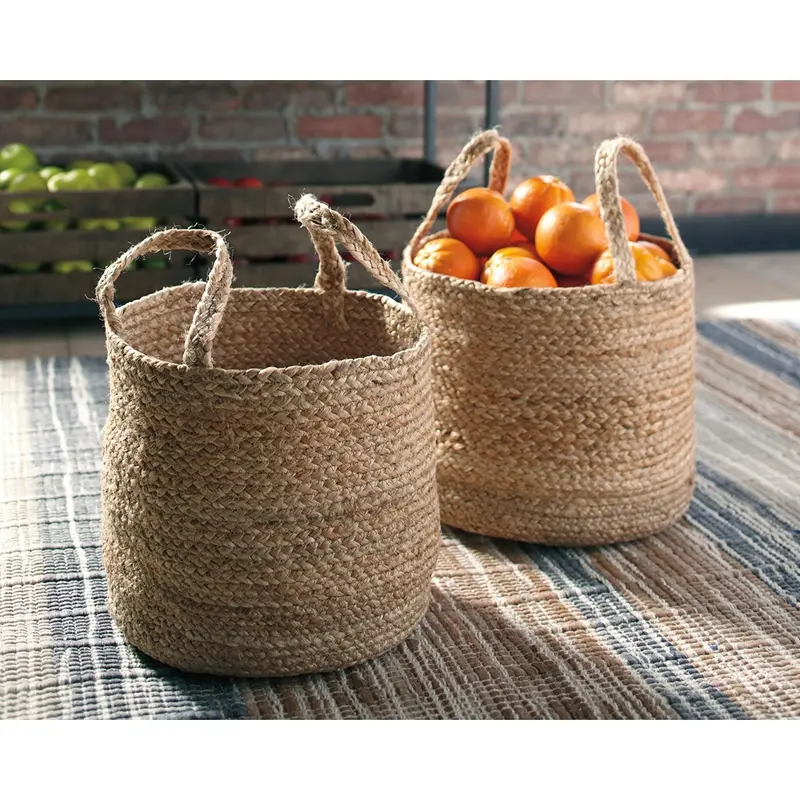 Brayton Woven Seagrass Basket Set (2-Pack) 2