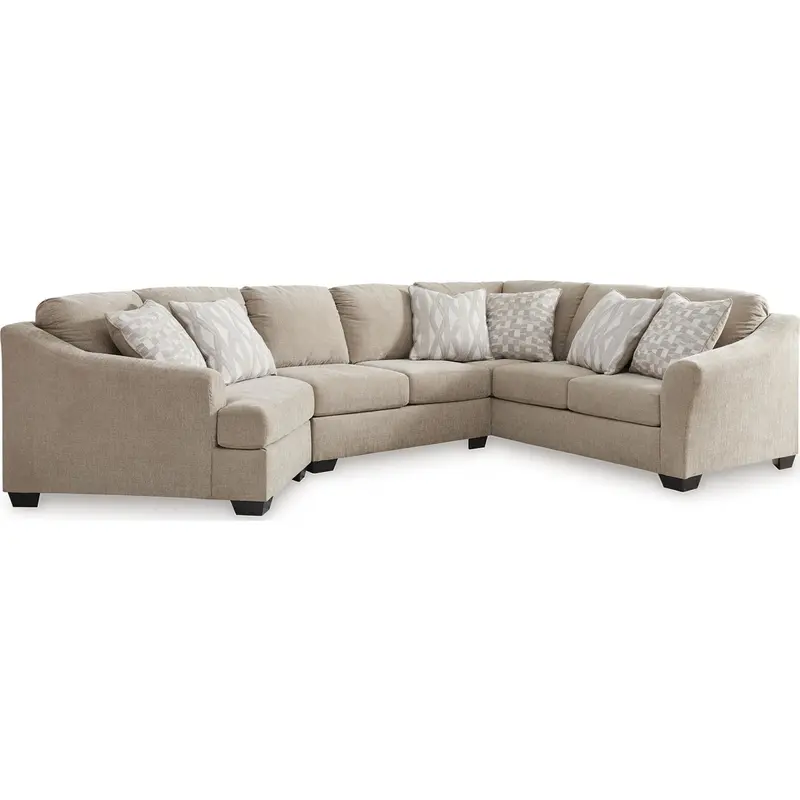 Brogan Bay 3-Piece Sectional With Cuddler Chaise And Reversible Layout 1
