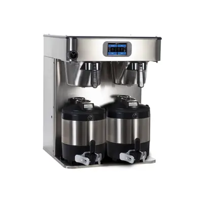 Bunn 53400.6100 Twin Platinum Edition Thermal Dispenser (120/240V, Stainless Steel) 1