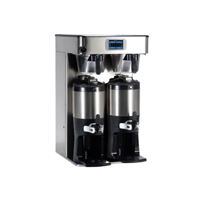 Bunn 53400.6101 Twin Tall Platinum Edition Thermal Dispenser (120/240V, Stainless Steel) 1
