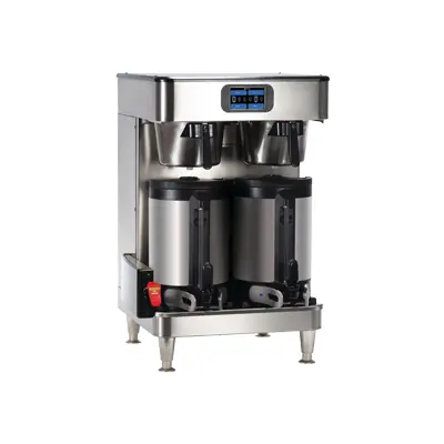 Bunn 53600.6100 Twin Sh Soft Heat® Platinum Edition Dispenser With Wireless Connectivity (120/240V, Stainless Steel) 1