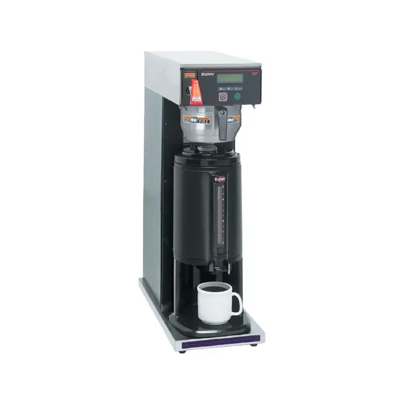 Bunn Axiom-35 Thermal Server Brewer – Black Trunk With Stainless Steel Funnel 1