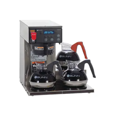 Bunn Axiom Dv-3 Commercial Coffee Warmer – Triple Lower Warming Zone System 1